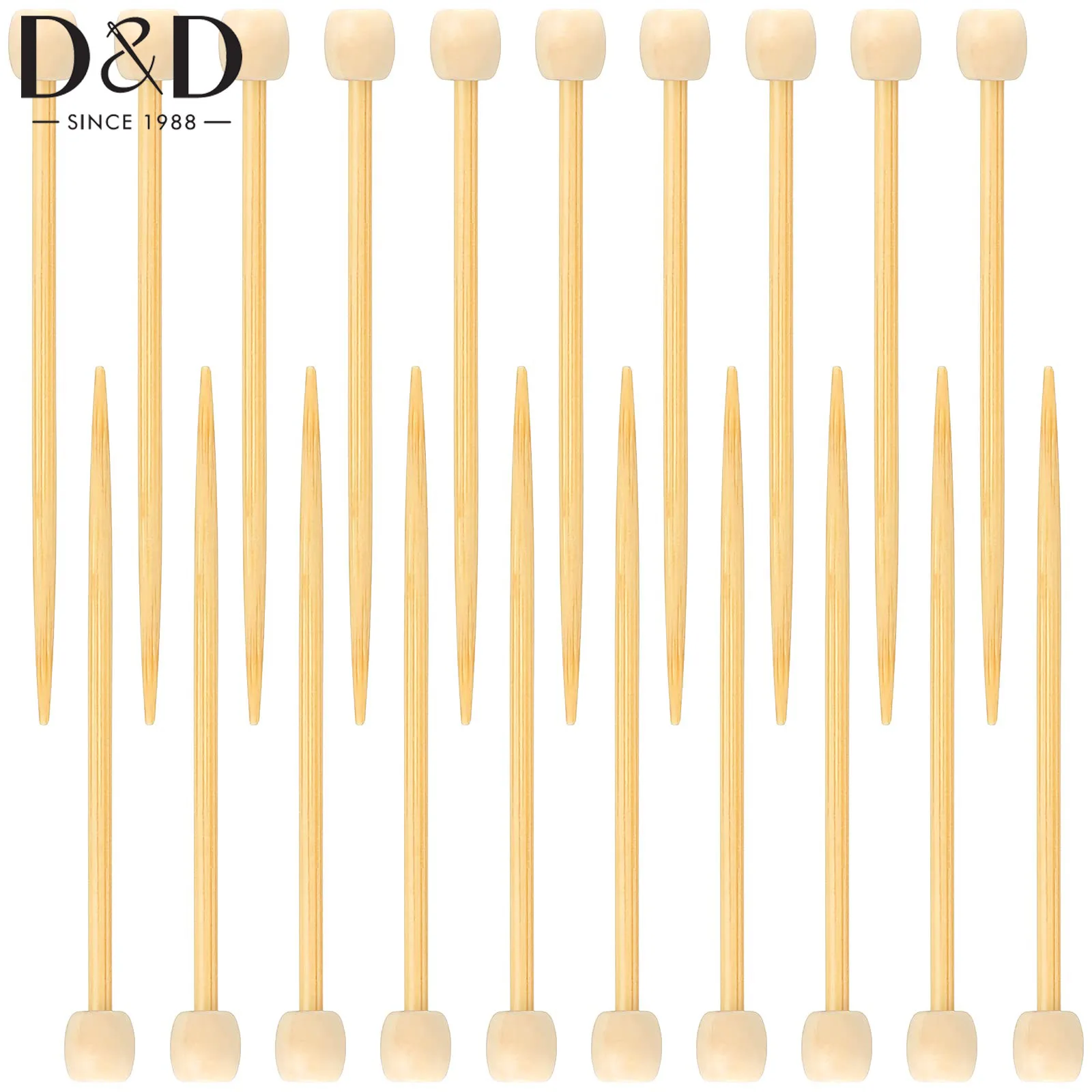 

20Pcs/Set 7cm Mini Size Knitting Needles Set Sweater Weaving Marking Needlework Crafts Needles DIY Knitted Tool Pins