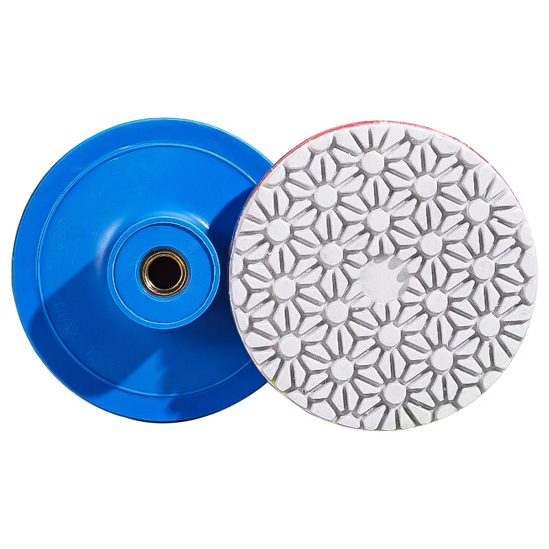 Integrated Stone Trimming Polishing Disc Diamond Polishing Pads Marble Granite Gemstone Grinding Wheel Wet Dry Pads