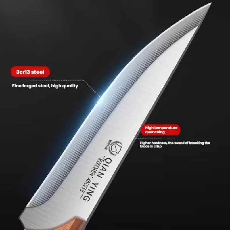 Heavy-Duty Manganese Steel Butcher Knife 5