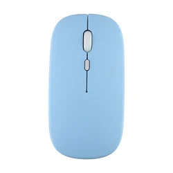 Enhanced Wireless Bluetooth Optical Mouse for Computers, Tablets, and Laptops (Blue)