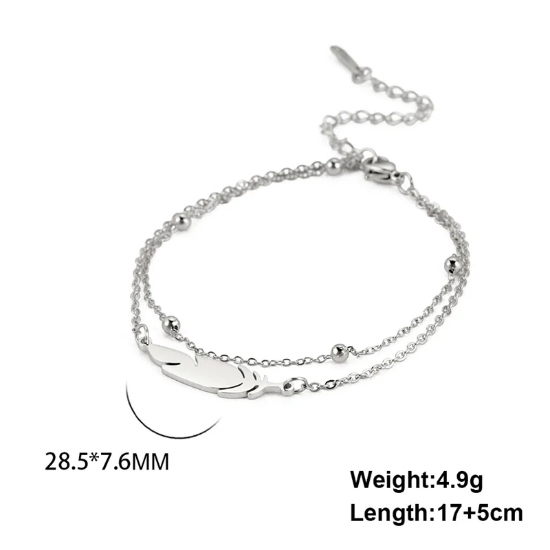 Edelstahl-Armband, Mama-Buchstabe, Charm-Armband für Frauen, Feder, unendlich, mehrschichtige Perlenketten, Schmuck, Liebhaber, Mutter, Geschenke – Detail 14