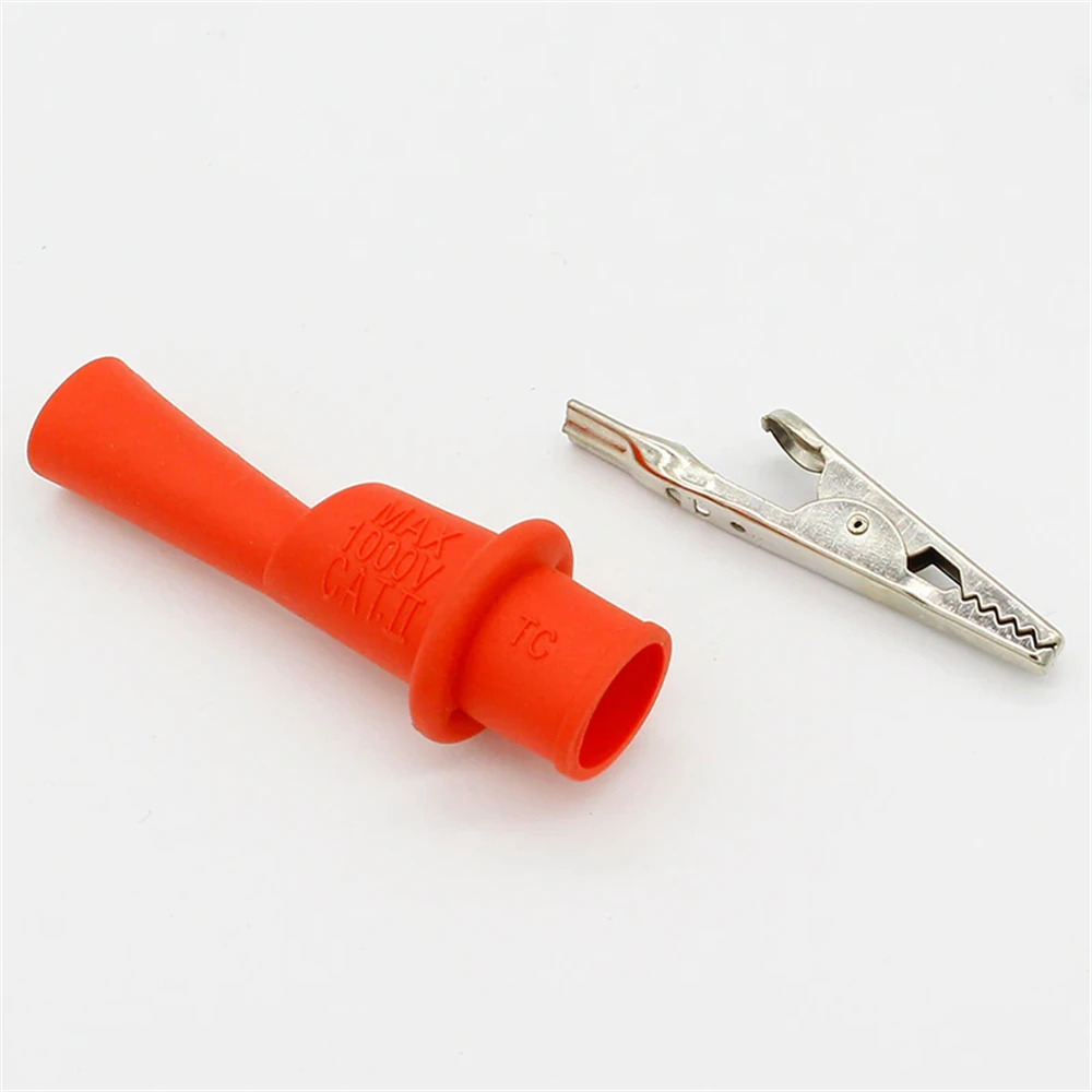 4MM Alligator Crocodile Test Clip Clamp For Multimeter Tester Probe 1 Pair alligator clips,electric test clamp,test probes,test clip,test hooks clips