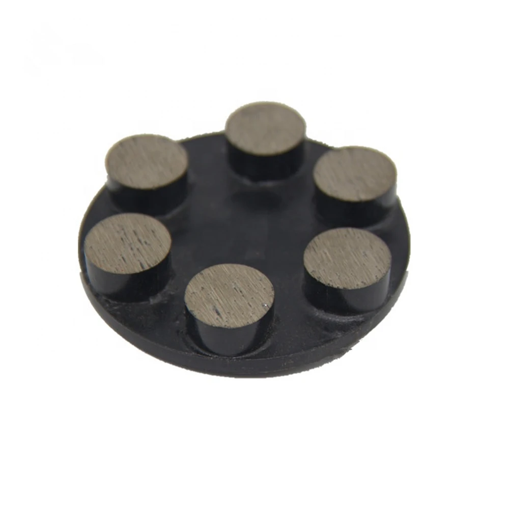 GD43 Six Round Grinding Bars Diamond Husqvarna Floor Pads Metal Bond Concrete Grinding Disk for Husqvarna Grinder Tools 9PCS