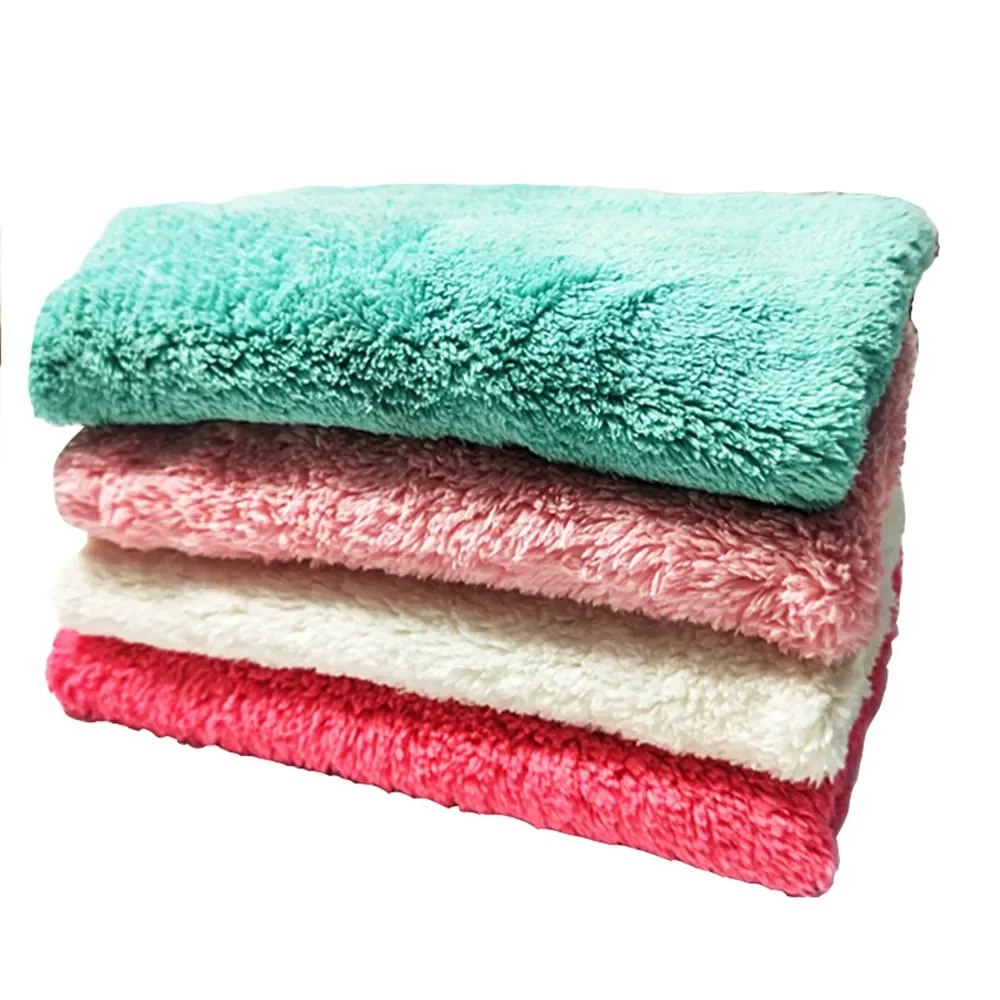 350GSM 30X40CM 프리미엄 마이크로 화이버 자동차 자세히 슈퍼 AbsorbentTowel 울트라 소프트 Edgeless 세차 건조 타월