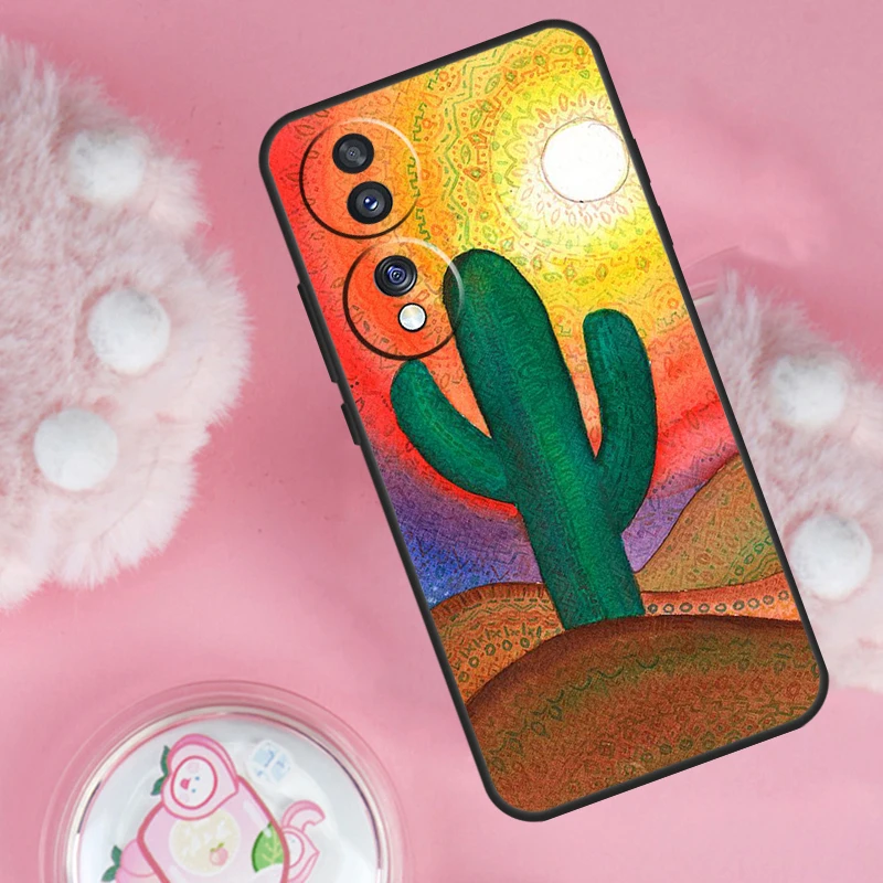 Stylish Cactus Design Protective Phone Case