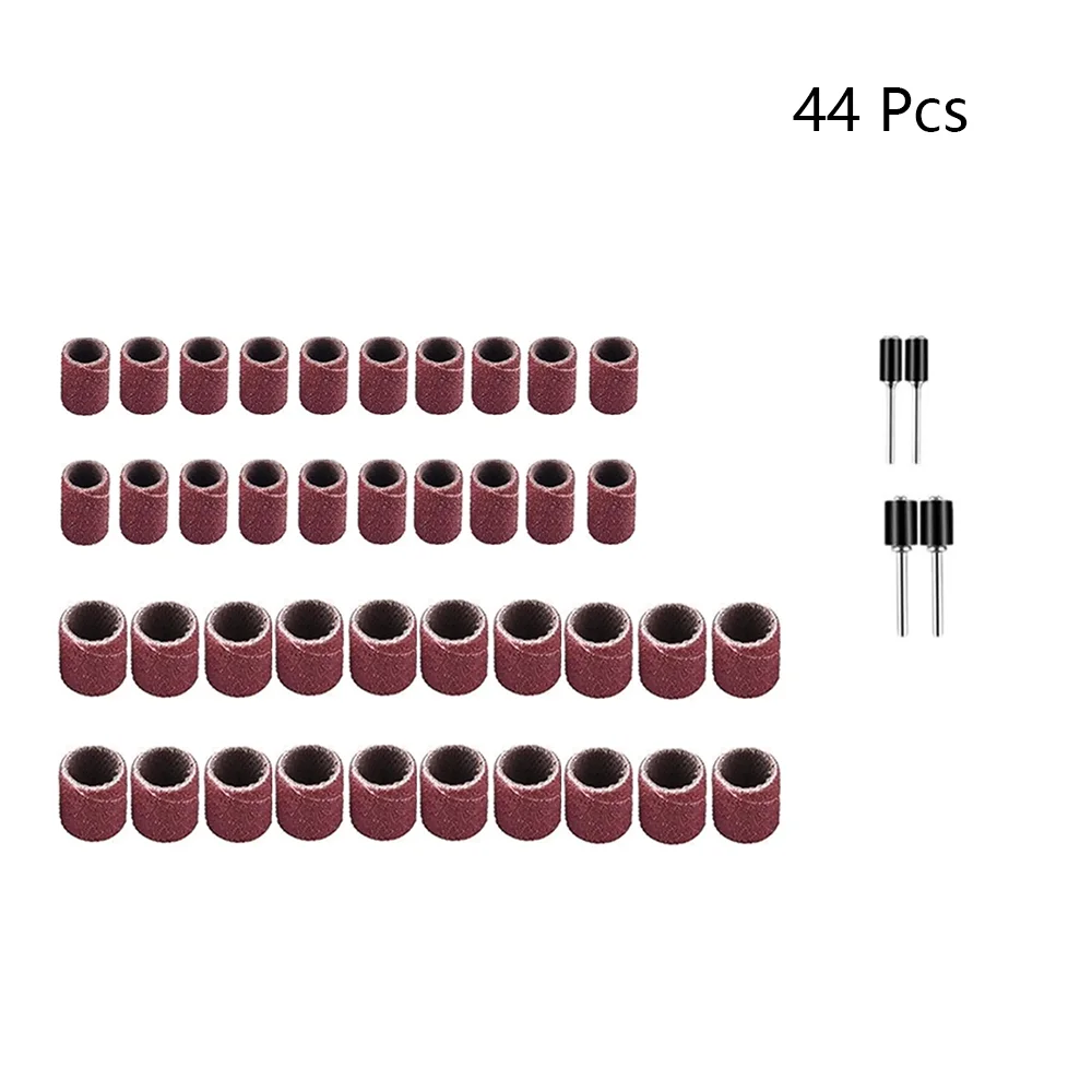 Schleiftrommel-Set, 1/4 3/8 1/2 Zoll Schleifdorn für Dremel-Rotationswerkzeuge, Schleifwerkzeuge, Schleifbänder zum Entrosten der Oberfläche – Detail 6