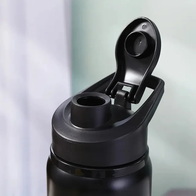 1/2/3PCS Portable Stainless Steel Water Bottle Leisure Cycling Drinking Water Bottle Outdoor Sports Travel Water Glass 4