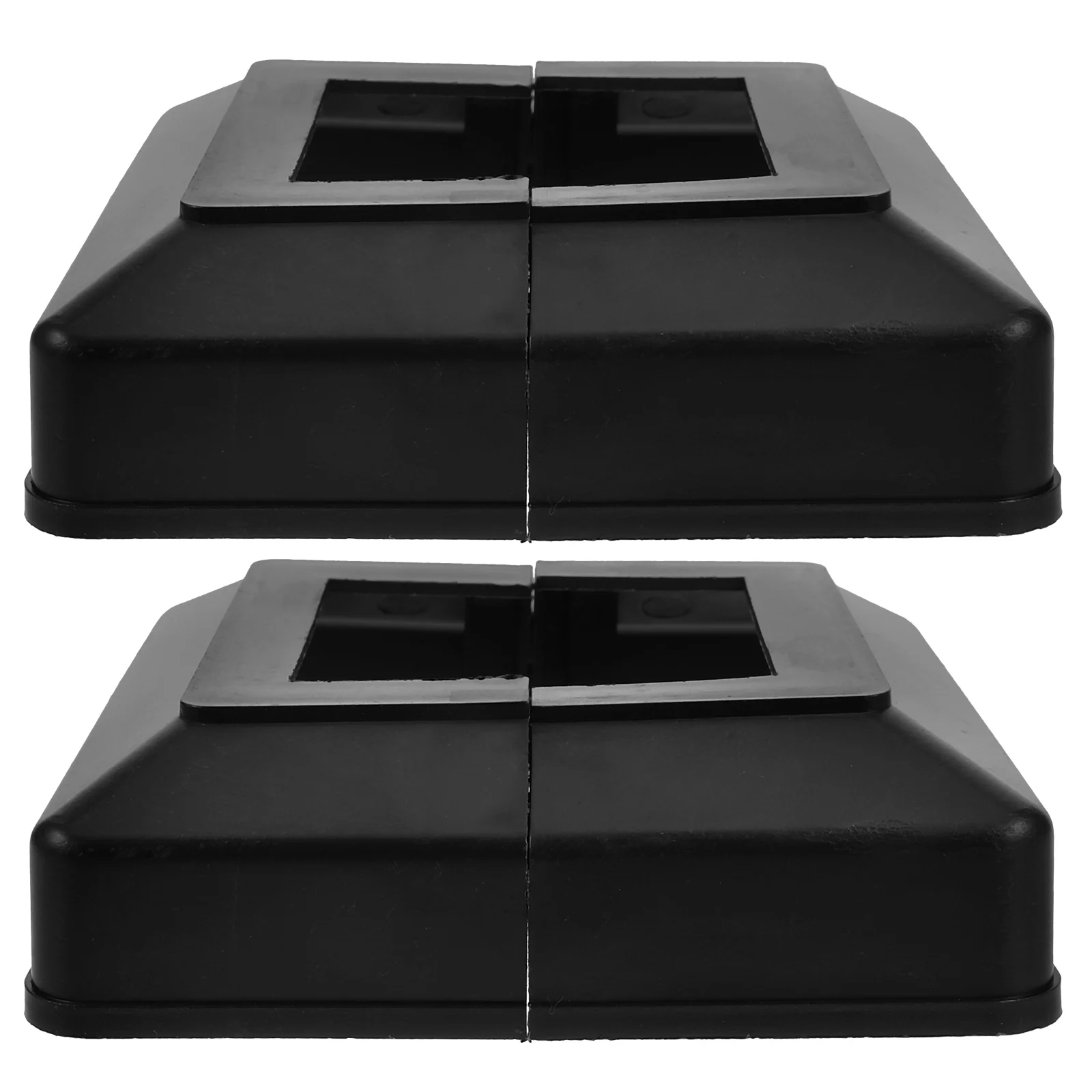 

2pcs Column For Porch Railing Post Cap Fence Post Sleeve Split Post Cap