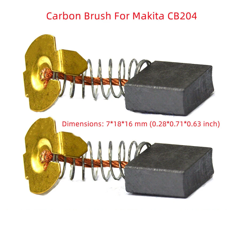 

2pcs Motor Carbon Brush For Makita CB-204 191953-5 191957-7 181051-3 Hammer Angle Grinder Carbon Brush Power Tool Parts