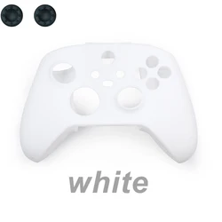 Soft Silicone Anti-Slip Protective Skin for Game Controllers with Thumb Grip Caps (16)