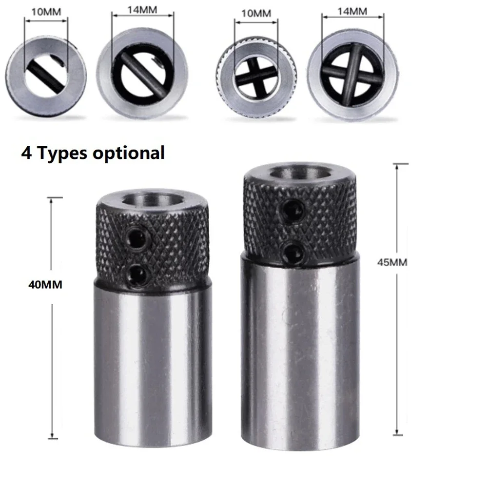 Description Picture 3 of itemSockets Woodworking Drill Row Cross Sleeve Clamp Drill Base Tungsten Steel Drilling Rig Collet Chuck Power Tool Workshop Parts