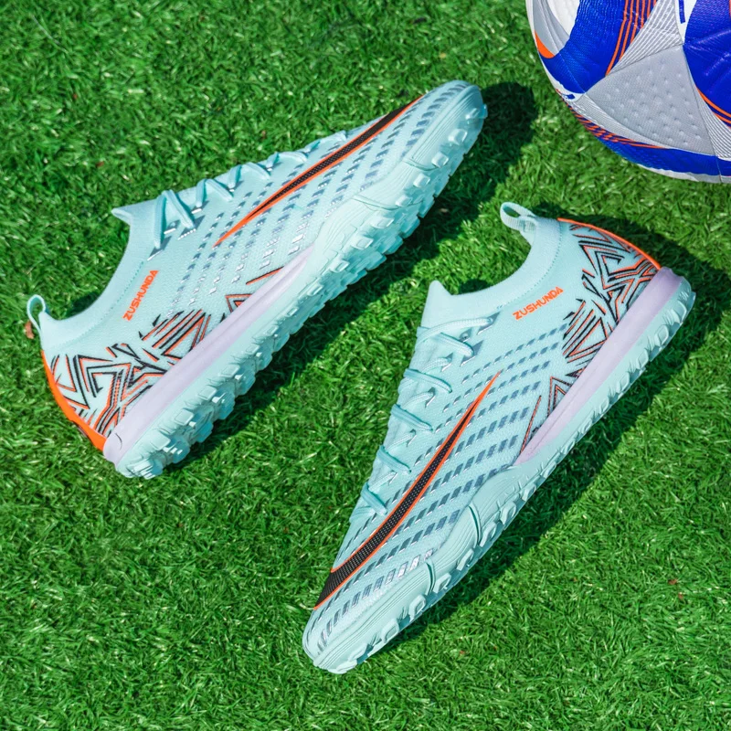 Men's Soccer Shoes TF/FG Non-Slip Turf Soccer Cleats Personalized Design Sport Shoes Casual Sneakers Fashion Football Boot 35-45