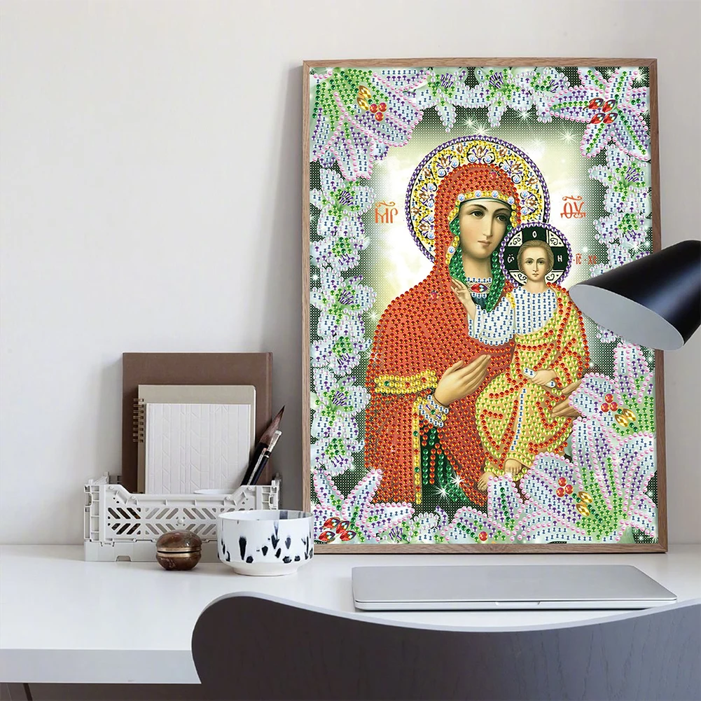 Diamond Painting Kit 5D DIY Religious Parts Special Drill Rhinestone Mosaic Art Picture Embroidery Craft Home Wall Decor Gifts