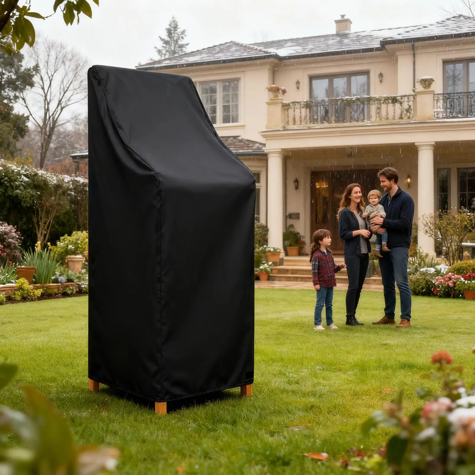 Waterproof Heavy Duty Outdoor Garden Chair Cover in Durable Oxford Cloth