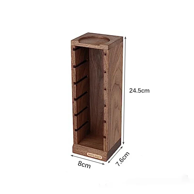 Wooden Coffee Filter Holder With Bamboo Lid - Rustic Storage Case For Pods & Filters - View #4