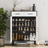 VOWNER Shoe Cabinet with Doors, 5-Tier Shoe Rack Organizer with 2 Drawers 4
