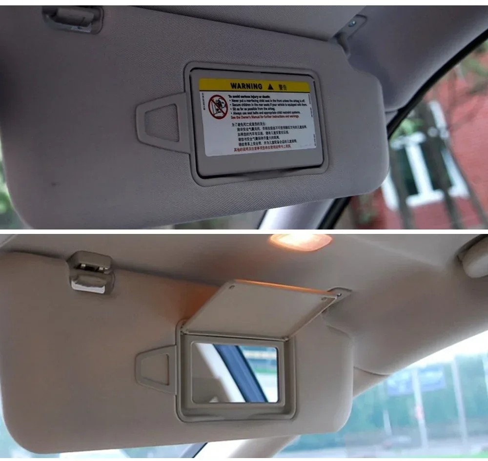 Für Mercedes W211 W219 Auto Sonnenblende Spiegel abdeckung Make-up Spiegel abdeckung für Benz E Cls Klasse 2118100310 2118100410 – Detail 7