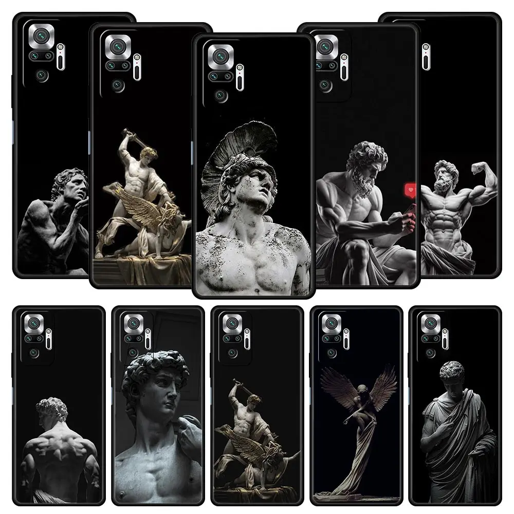 Ancient Greek Sculpture Design Soft TPU Phone Case