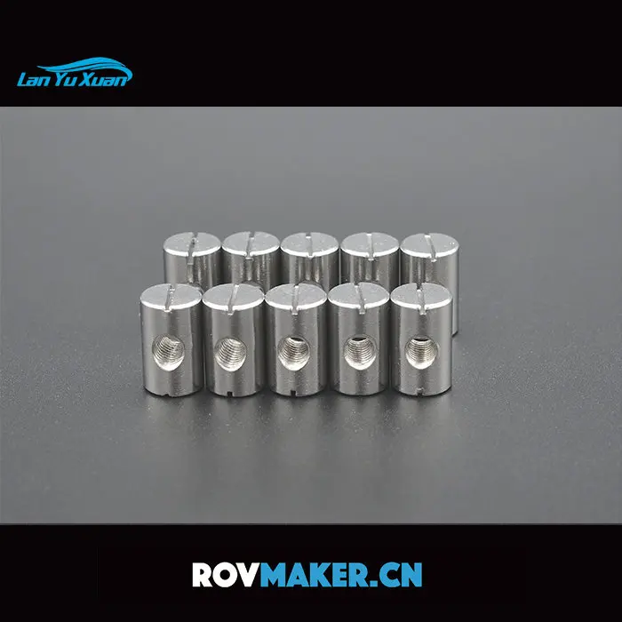 M6 316 stainless steel hammer head nut 10 cylindrical nuts, cross hole nut, frame connector