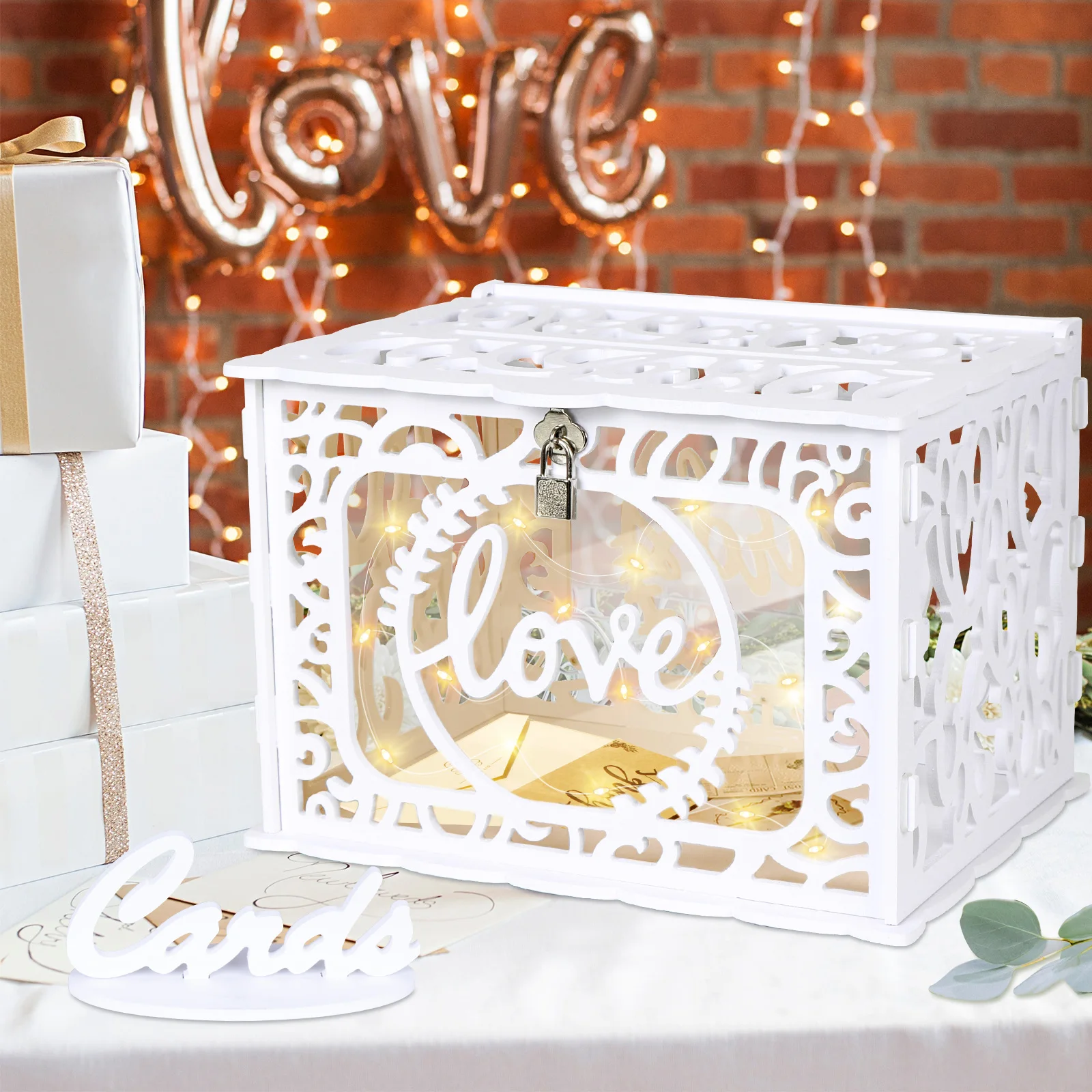 Wooden Gift Card Boxes Wedding Place Cards OurWarm Urn Wedding Card Box PVC Money Box