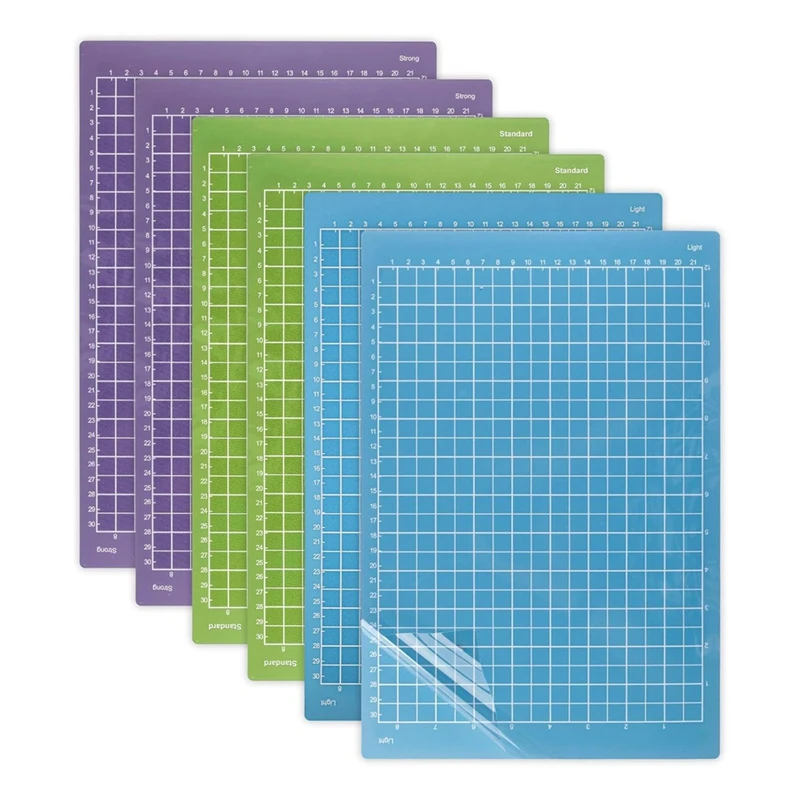 6Pcs 8.5 X12In Kit Di Tappetini Da Taglio Per Cricut Joy Xtra (Standardgrip, Lightgrip, Stronggrip), Kit Di Tappetini Da Taglio Riutilizzabili