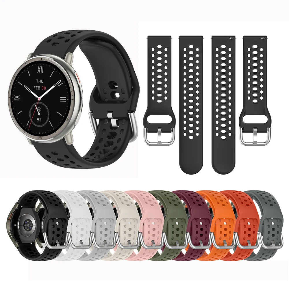 Silicone Sport Breathable Strap for Smartwatch - Watchband Accessories