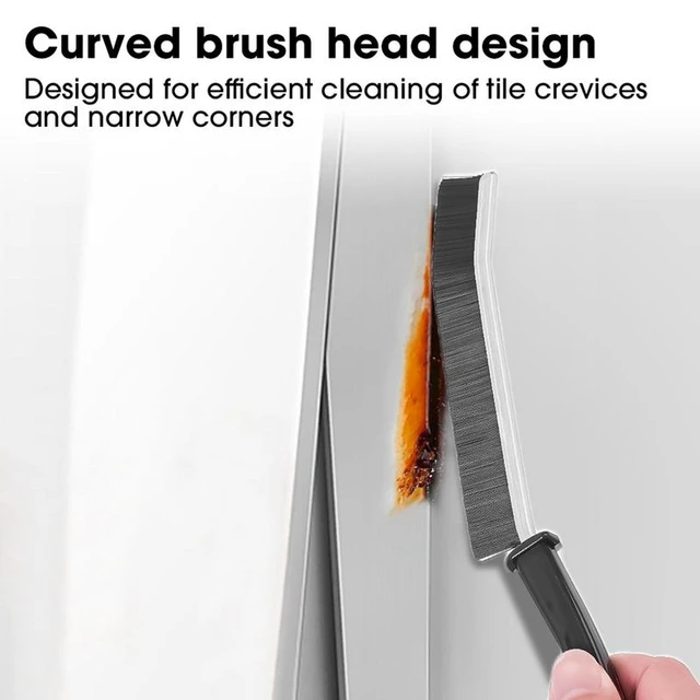 2 PCS Cleaning Brush, Small Stiff Scrub Brush Window Bathroom Corner  Cleaning Brush for Cleaning, For Cleaning Bottles, Sink, Tile Lines,  Corners