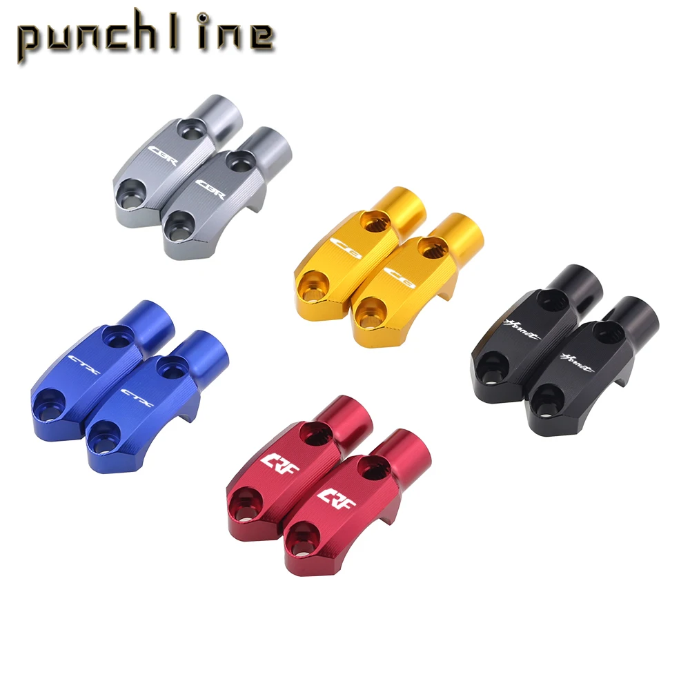 

For CB400 X CB500F X CB650F CB600F CBR 150R 250R 300R 400R CBF600 SA Handlebar Rearview Mirror Adapter Holder Bracket Universal