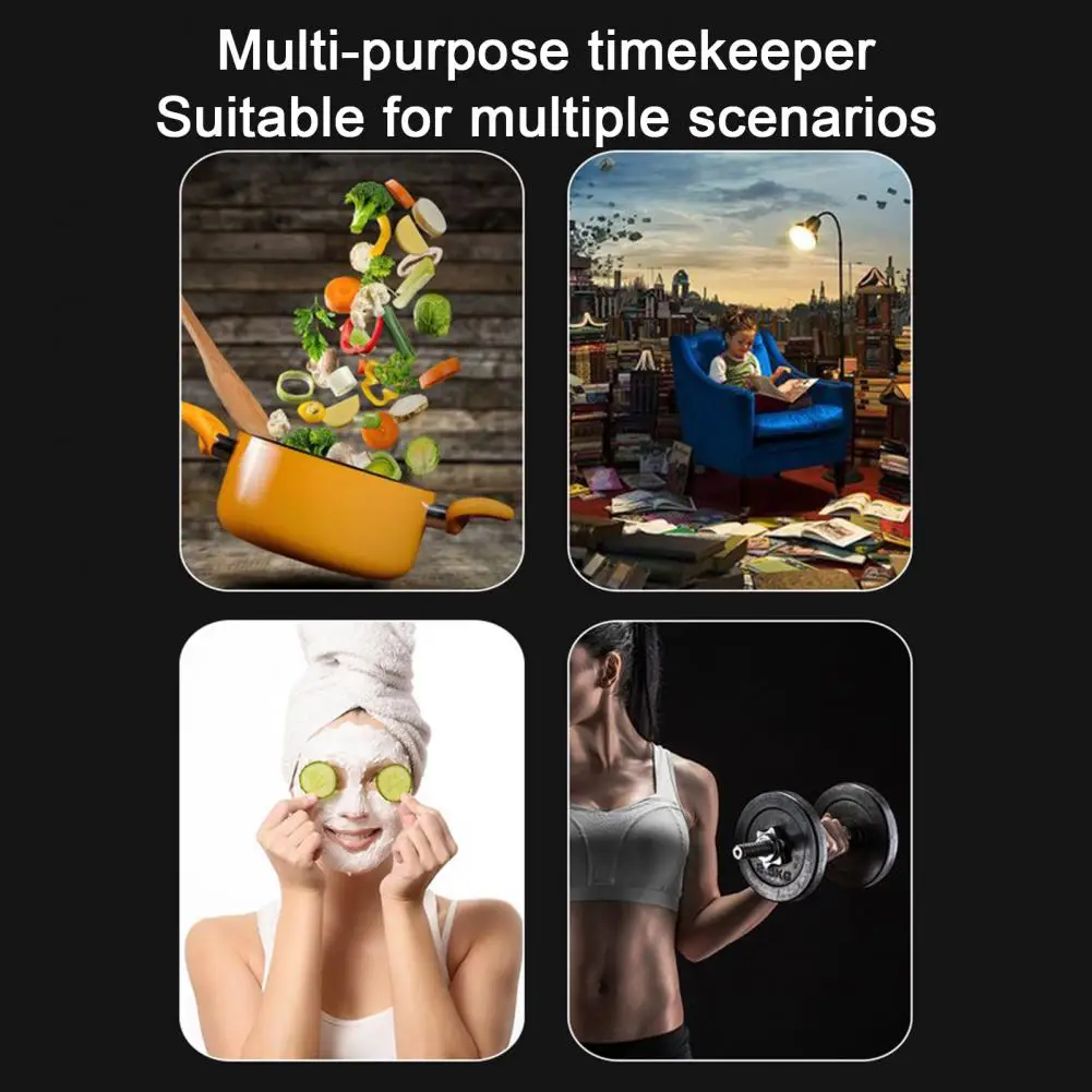 60-minute Visual Workout Timer Countdown Timer Fun Functional Cartoon Pencil Timer 60-minute Countdown for Cooking Studying More