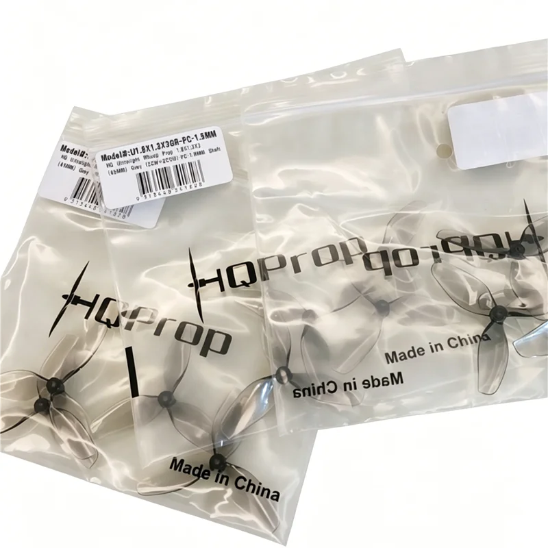 HQProp Whoop 45mm 1.8x1.3x3 Hélices PC 1.5mm - 2 paires