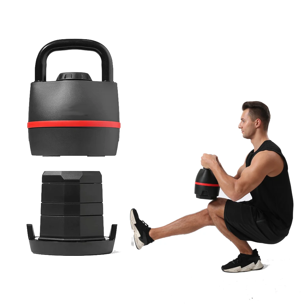 Set Di Campane Per Bollitore Regolabili Esercizio Fitness Sollevamento Pesi Core Training Durevole Kettlebell Multi-Peso