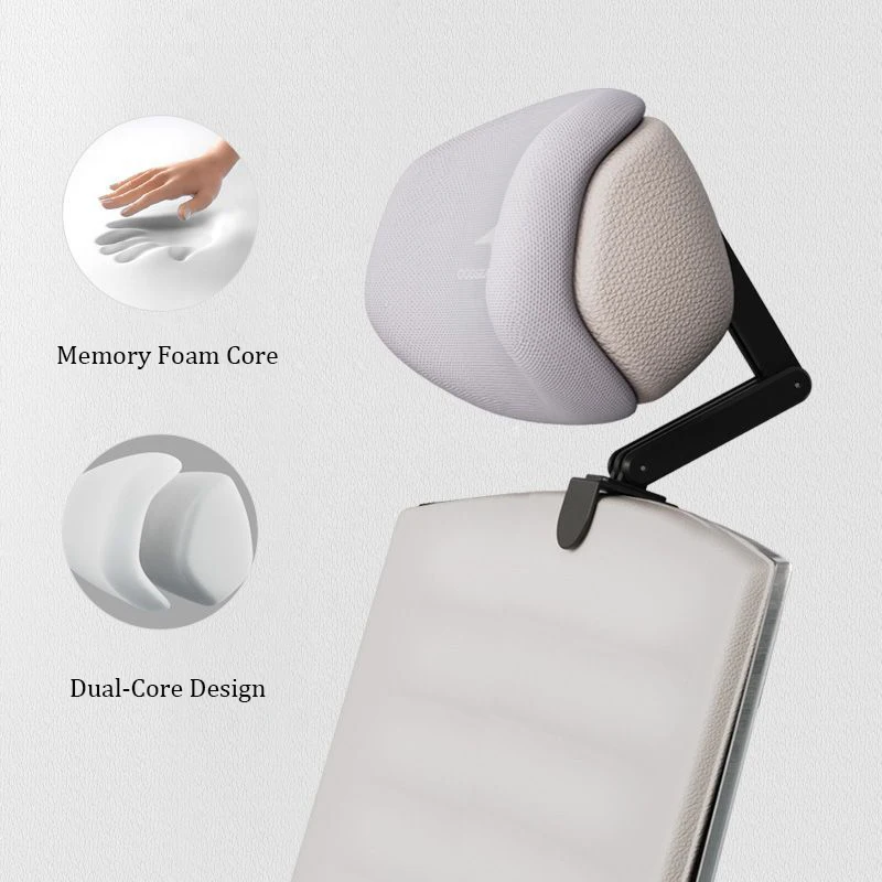 Memory Foam Headrest Attachment Office Chair Adjustable Height Angle Elastic Head Pillow Neck Support Rest Cushion