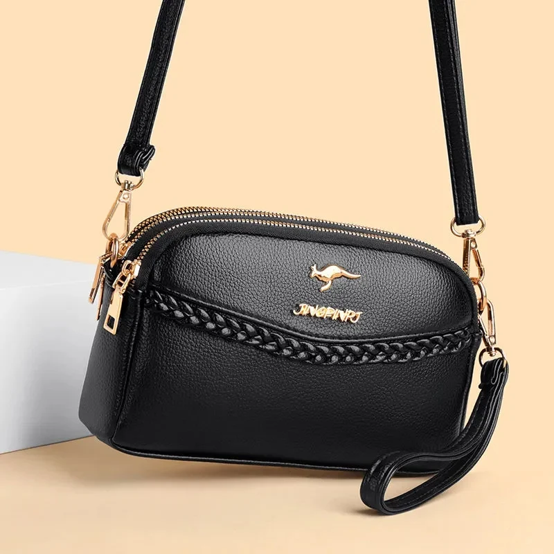 

2022 New Small Women Bags Cute Cartoon printing Crossbody Bag PU Leather Retro Shoulder Bag Vintage Messenger Bag PT1226
