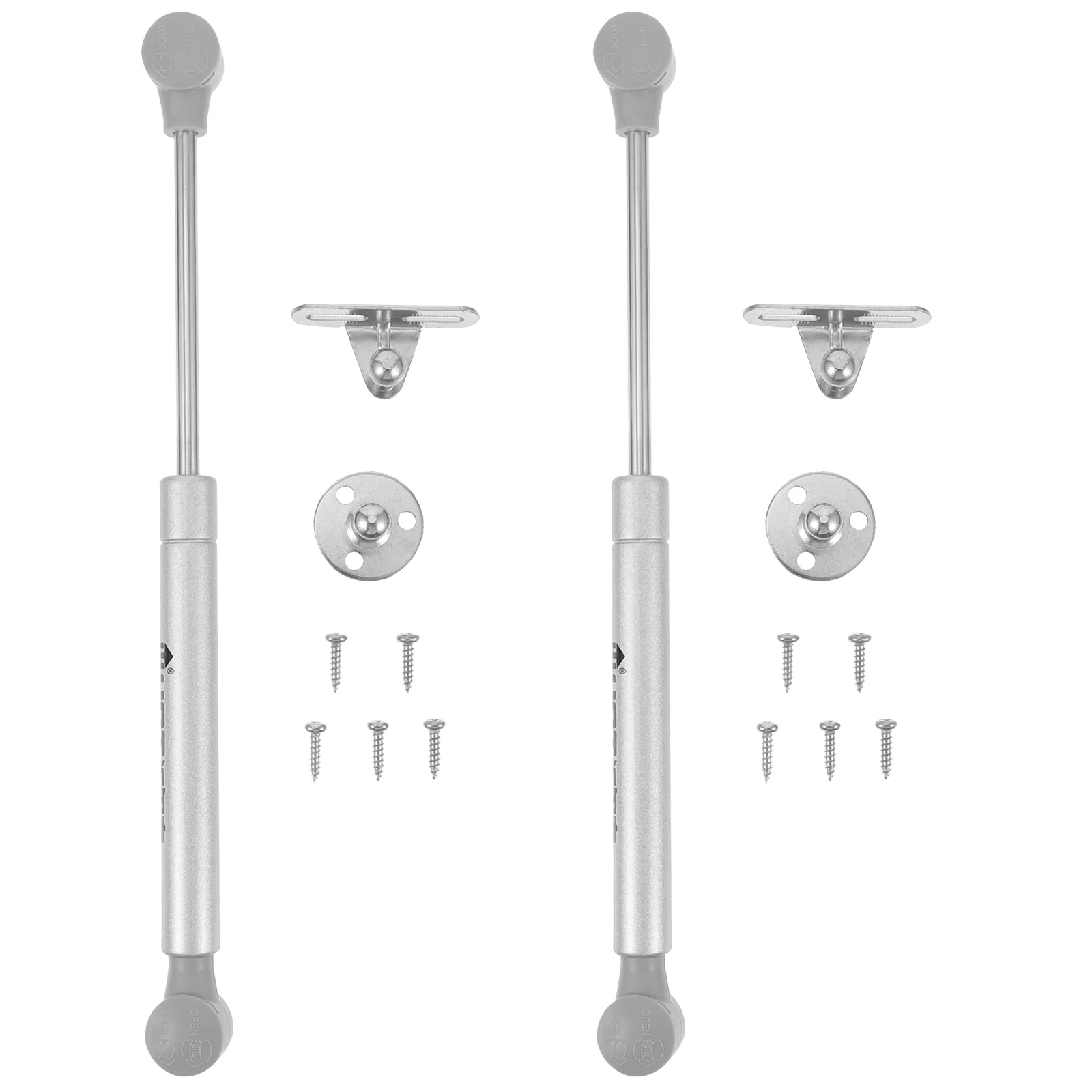 2 Pcs Hydraulic Support Rod Gas Strut Lift Cushioning Retractable Buffer Telescopic Pneumatic Kitchen Cabinet Hinges