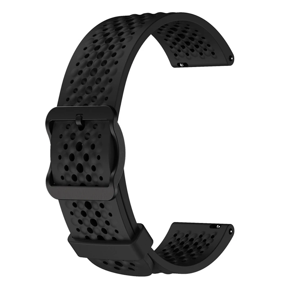 Breathable 22mm Silicone Sport Smartwatch Strap - Color2