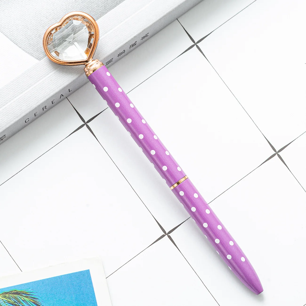 

40PCS Diamonds Ballpointlove Wedding Metal Pen Stationery