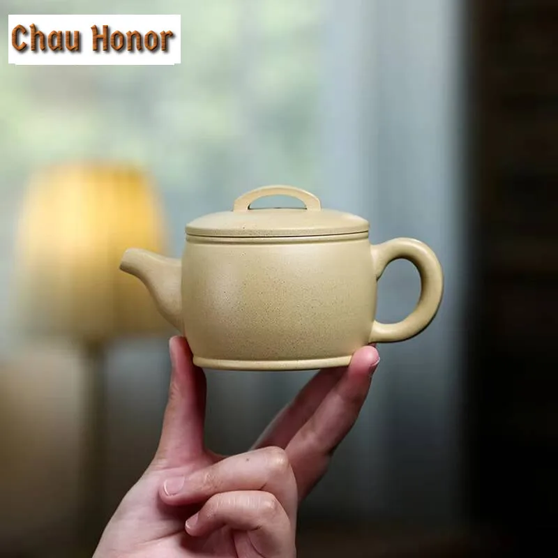 190ml Authentic Yixing Purple Clay Teapots Handmade Hanwa Pot Raw Ore Benshan Green Mud Beauty Kettle Chinese Zisha Tea Set Gift