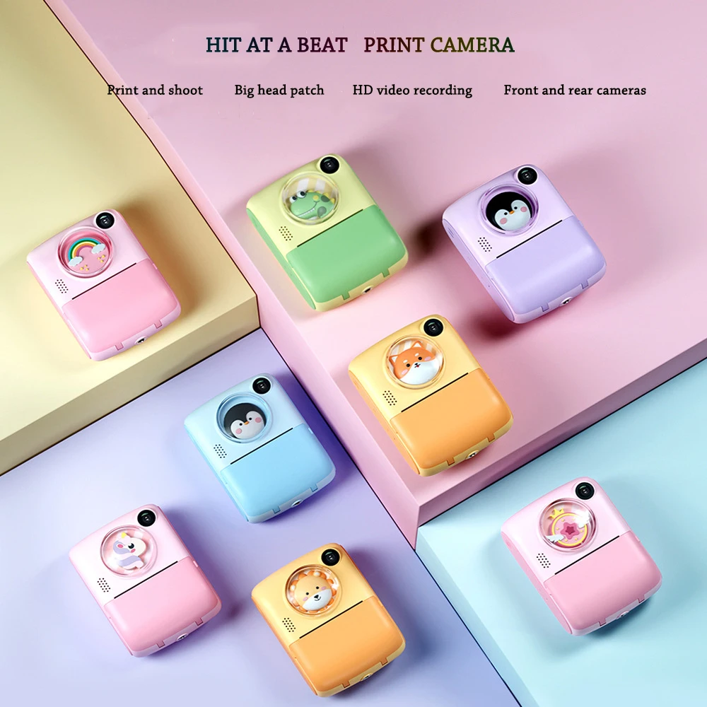 

New High Definition Children's Digital Camera with Ready to Shoot and Ready to Play Printing Camera Printable DIY Graffiti