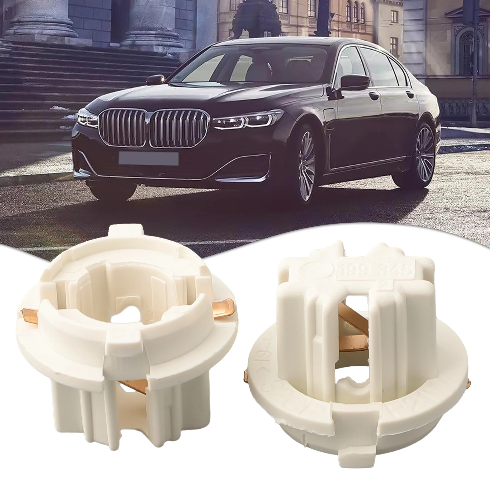 

Replacement Car Accessories Easy Installation Tail Light Socket Bulb Holder Rear Light 2pc For BMW 7 Series X3 X5 E32 E38