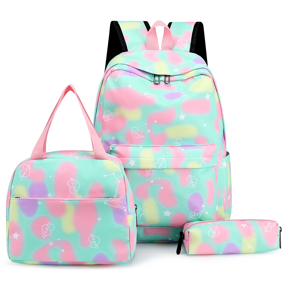 Sac à dos Kawaii avec des trucs Kawaii Fournitures de retour à l'école Sac  à dos esthétique Pastel Middle School Sac à dos pour filles Garçons (rose)