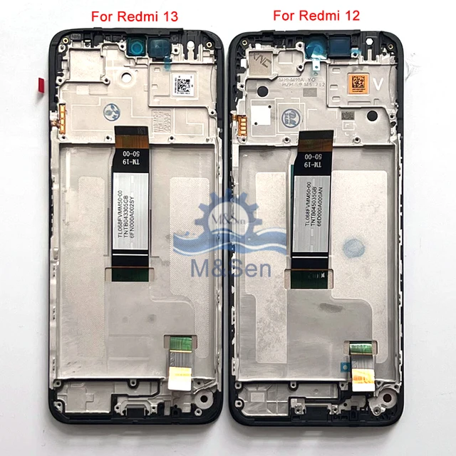 Display LCD Per Xiaomi Redmi 12 4G/5G - Schermo Di Ricambio Con Touch, 6.79 Pollici, Nero Con Cornice - Foto 6