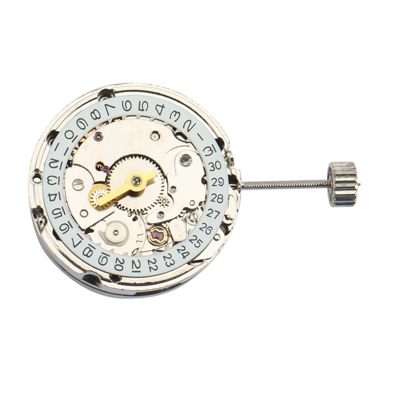 여성용 기계식 시계 무브먼트 액세서리, 싱글 캘린더 자동 무브먼트, 3 바늘, 19.4mm, ST6