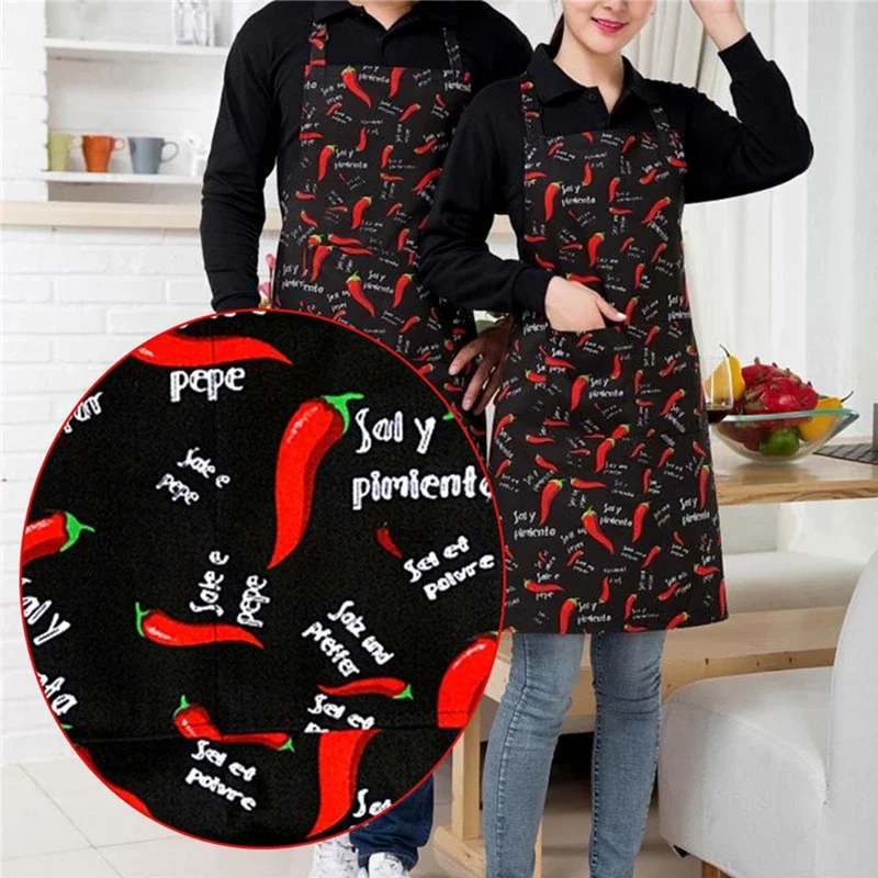 Adjustable Half-length Adult Apron Striped Hotel Restaurant Chef Waiter Apron Kitchen accessories for chefs Pockets hotel apron kitchen apron cooking apron