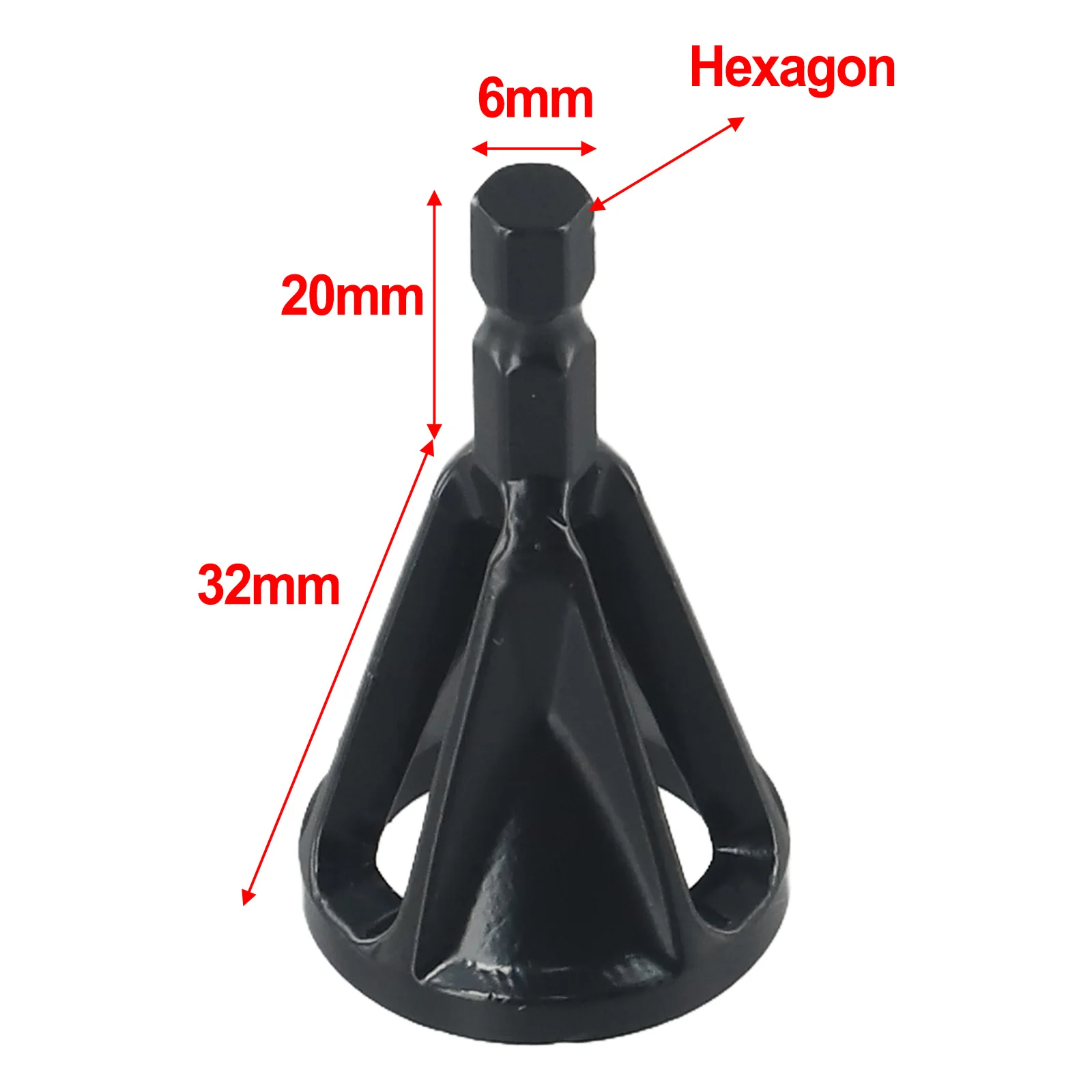 

External Chamfer Deburring Tool 1pcs Safety Design For Wood / Hardened Steel For Aluminum / Fiberglass Durable