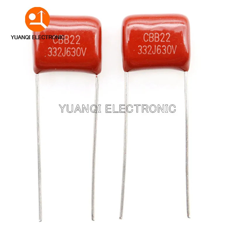 CBB Polypropylene Film Capacitor 10pcs 63V 100V 250V 400V 450V 630V 2000V 103J 104J 105J 155J 223J 224J 225J 334J 474J 475J
