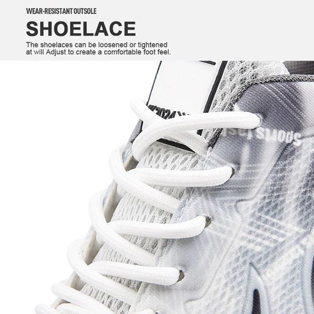 Chaussures de course unisexes d'été pour hommes et femmes, baskets légères en maille respirante, confortables, plates et souples, à lacets, 36-46 5