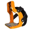Horse Riding Safety Stirrups Flexible Die-Cast Aluminum Saddle with Net Cover Pedal Non-slip Horse Saddle Pedal Horse equipment 5