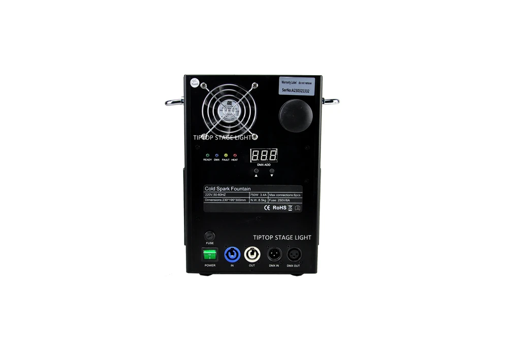 750W Sparkle Machine | Tiptoplight