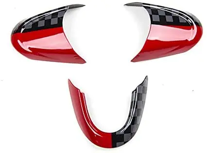

ABS Plastic Steering Wheel Sticker Cover Decoration Trim Decal for Mini Cooper F54 Clubman F55 Hardtop F56 Hatchback F57