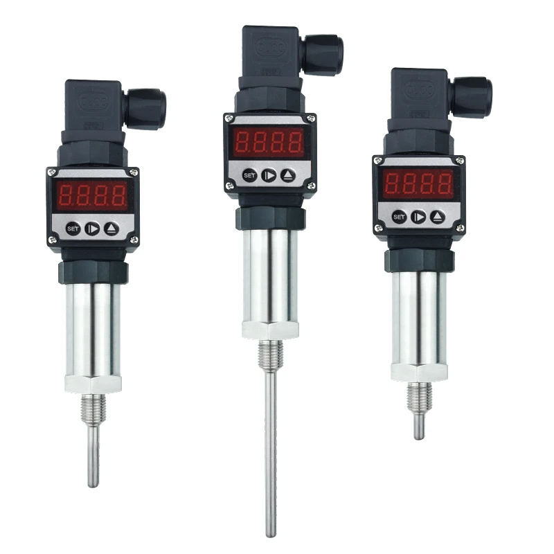 Temperature Transmitter with Display and RTD Sensor